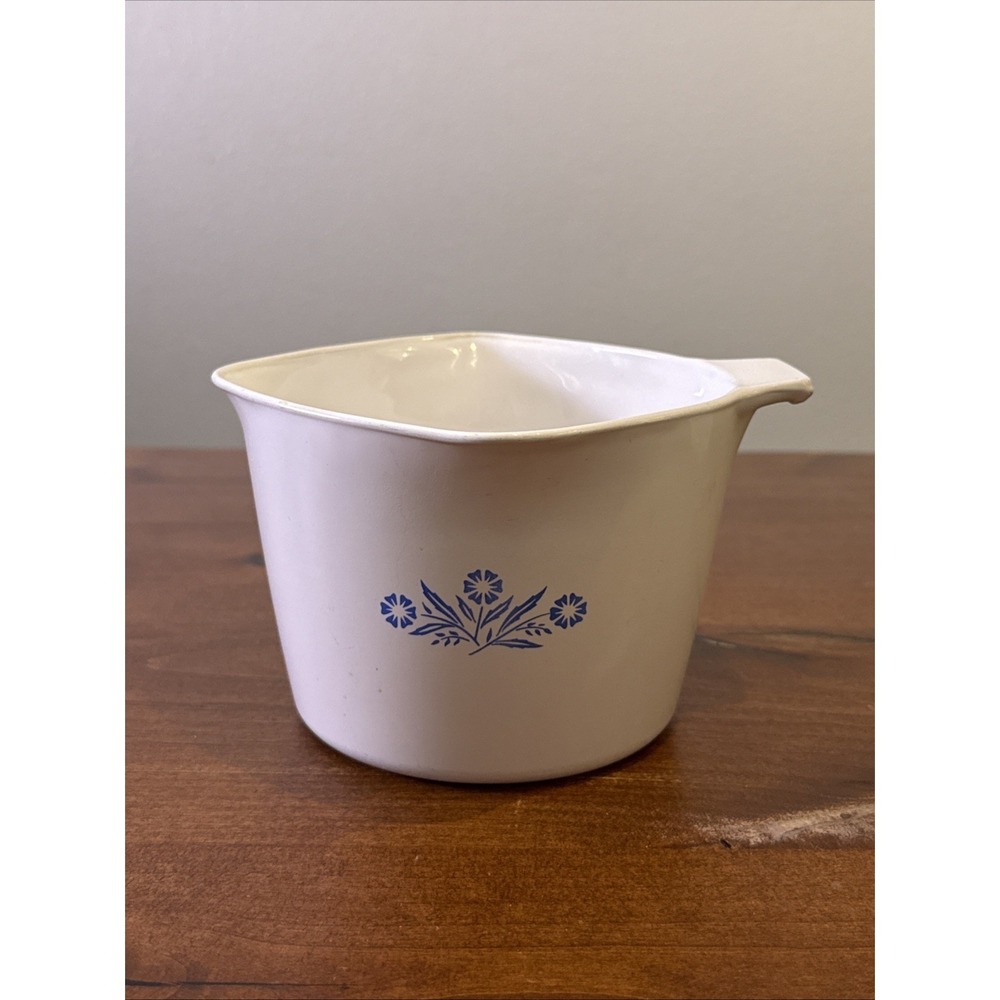 Corning Ware Blue Cornflower Sauce Maker 1 Quart Measuring 4 Cups 32 oz
